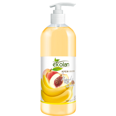 Cremă de săpun Ekolan Peach banana 00000010988 foto