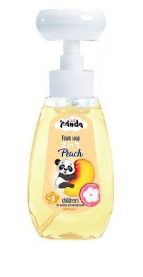 Spumă de săpun pentru copii mici Panda 2 &icirc;n 1 piersic 000000119955 foto