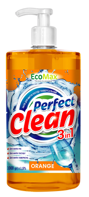 Ecomax Perfect Clean 3 &icirc;n 1 detergent portocaliu pentru spălat vase 000000100511 foto