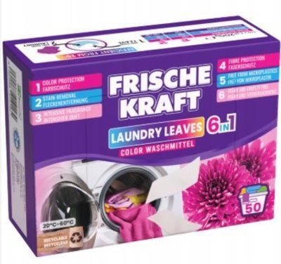 Servetele p/u spalat haine Frische Kraft 6w1 Universal 50 buc. 0000456983369 foto