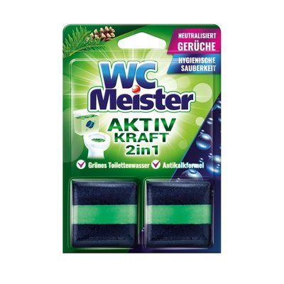 Таблетки (2 штуки) для бачка унитаза WC Meister аромат Лес 000000900100 фото