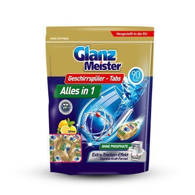Tablete Glanz Meister pentru mașini de spălat vase 90 buc. ID999MARKET_6415145 foto